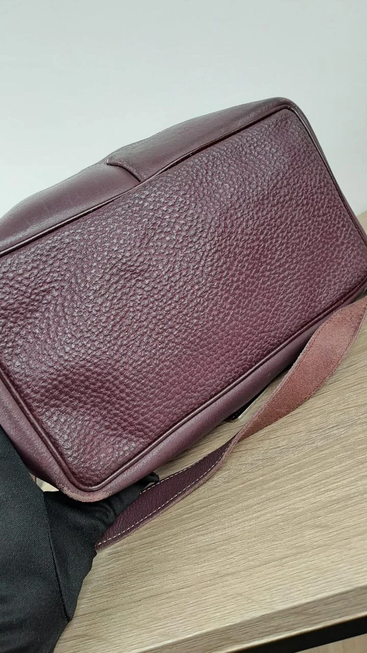 Trekkoordtas / Paquetage Paris / Vintage / Bordeaux / Dames / Leer / SV10 – photo 2